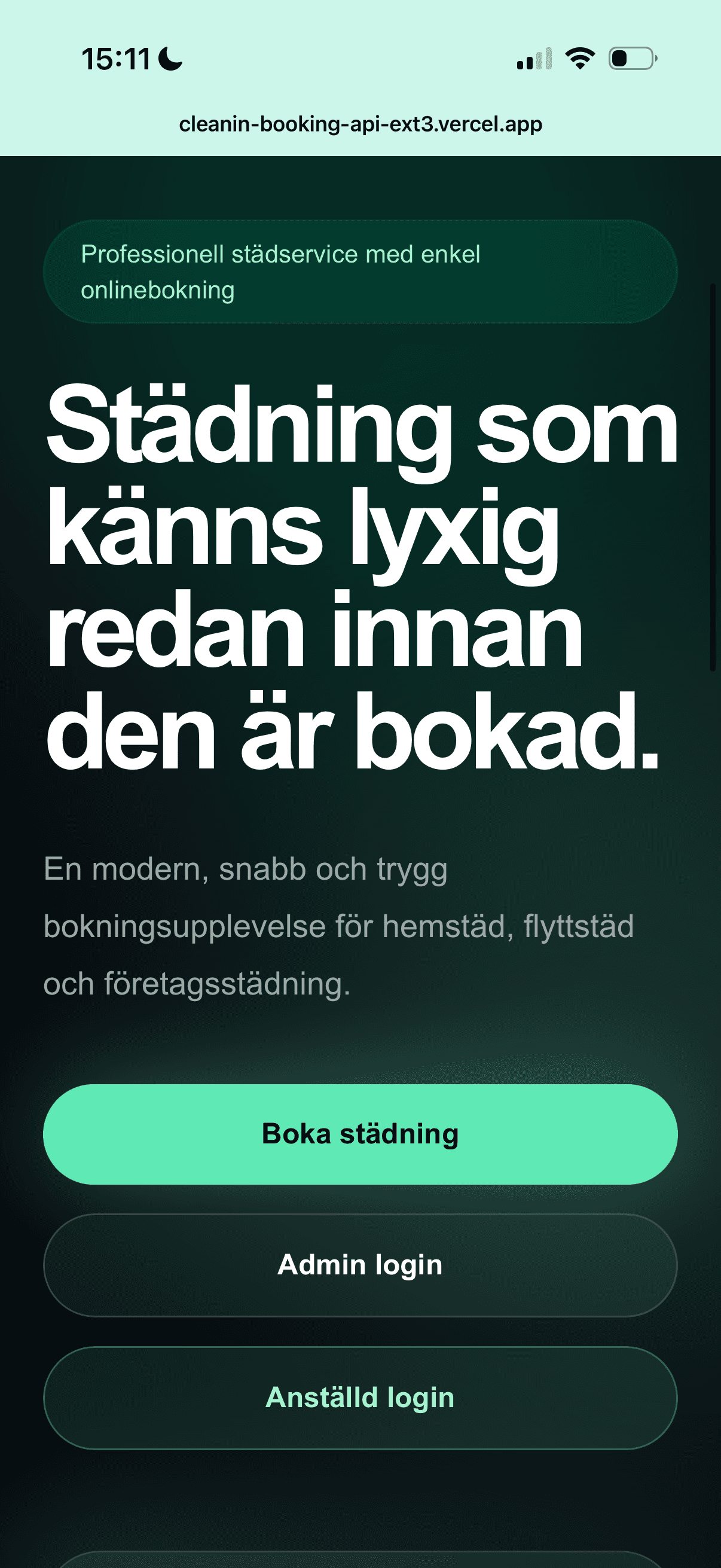 Premium Landing Page screenshot 2